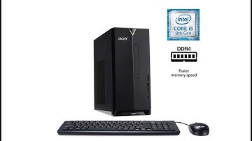 Acer Aspire TC-885-UA92 Desktop, 9th Gen Intel Core i5-9400