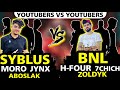 YOUTUBE’S VS YOUTUBE’S || BNL & H4 vs SYBLUS & MORO777 & JYNX Clash Squad Custom Match