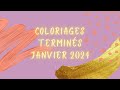 Coloriages termins de janvier 2024