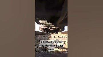 CSX OCS runs over camera at full speed