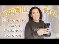 I Spent $85 at Goodwill to Resell on Poshmark For Profit! HAUL VIDEO!
