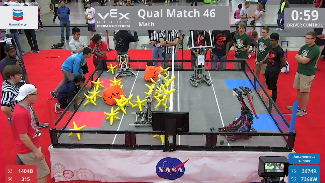 2017 VRC Math Q46 - 1404B 315 vs 3674R 7368W - 4 to 47