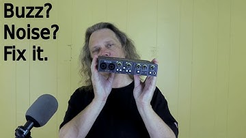 Fix computer audio buzz noise