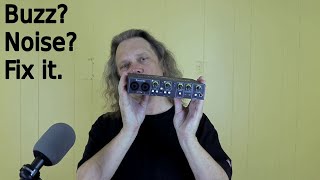 Fix computer audio buzz noise