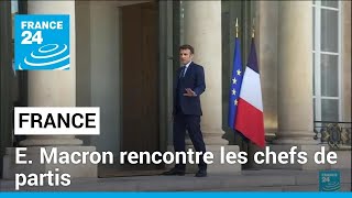 E. Macron rencontre les chefs de partis : vers un 