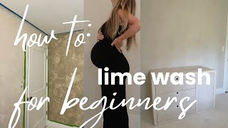 LIMEWASH FOR BEGINNGERS | EVERYTHING YOU NEED TO KNOW! FT  PORTOLA PAINTS