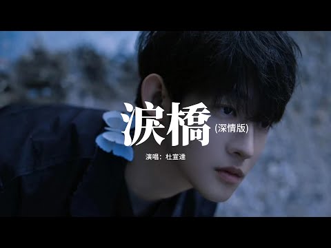 杜宣達 - 淚橋 (深情版)『就像站在烈日驕陽大橋上，眼淚狂奔滴落在我的臉龐。』【動態歌詞MV】