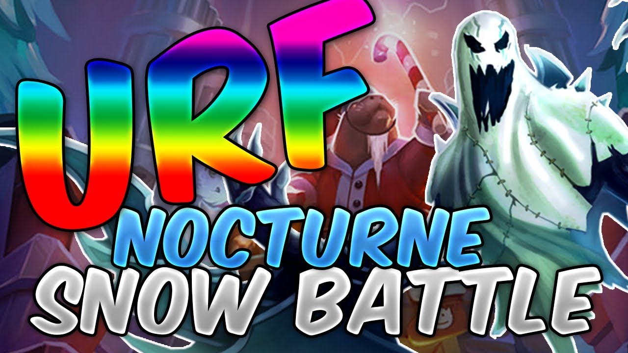 NOCTURNE ARURF BATTLE SNOW - Nocturne One Shot URF 2017 - League of Legends