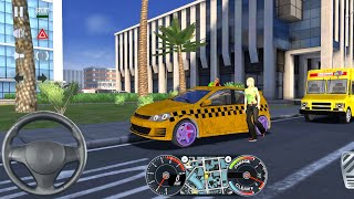 Crazzzy Taxii! Hatchback Golf GTi l Ios gameplay screenshot 3
