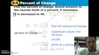 Ch6L4 Percent Change