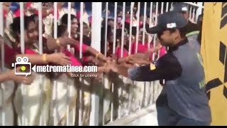 Kunchacko Boban With Mive Lady Fans