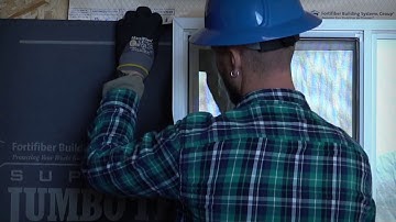 Window Installation Flashing Method B with Moistop® and Super Jumbo Tex® 60 min
