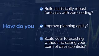 Here's how you build statistically robust #forecasts with zero coding