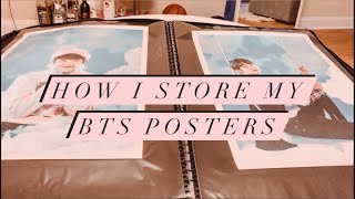 How I Store My BTS Posters 💜