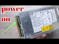 How to make  hp dps800gb server power on