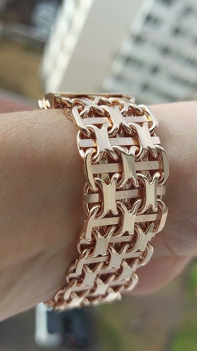 Браслет 4 рядный якорь. Золото 110 грамм ширина 23 мм. длинная 20 см ...