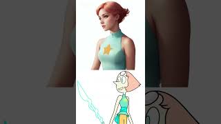 Steven Universe characters in real life | Pearls Stevonnie Connie digitalart youtubeshorts