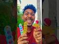 Yellow and Pink Lollipop Flavor Test 😝😝😝