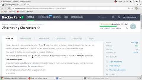 Alternating Characters Hacker Rank Solutions in C Programming