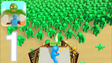 Hero Defense: Zombie War | Part 1 | Android Walkthrough | GameFT