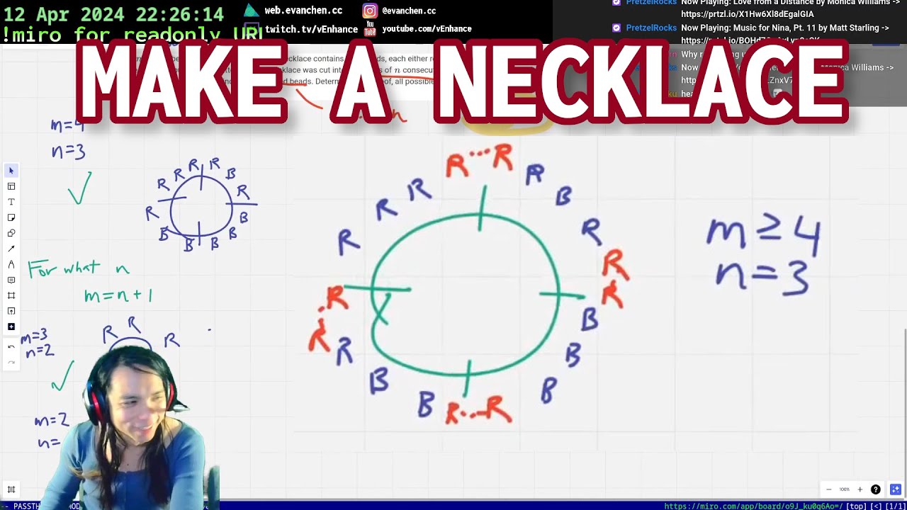 USAMO 2024/4: КОНСТРУКЦИЯ ОЖЕРЕЛЬЯ