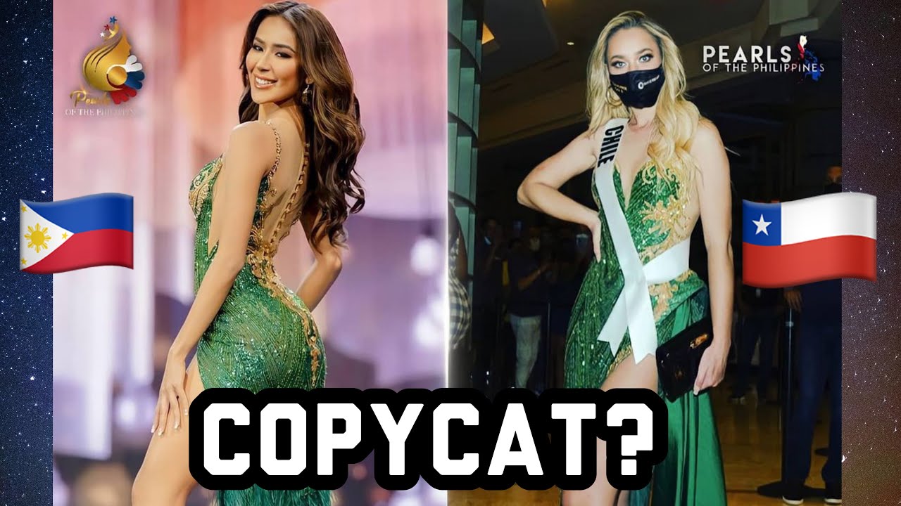 Miss Chile copied Samantha Bernardo’s preliminary gown? Miss Universe Update / Scoop Daniel Nicolas