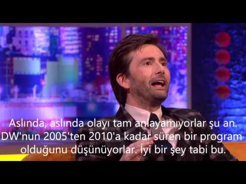 Türkçe Altyazılı David Tennant Çocuklarının Doctor Who (DW) Hayranı Olmasından Bahsediyor