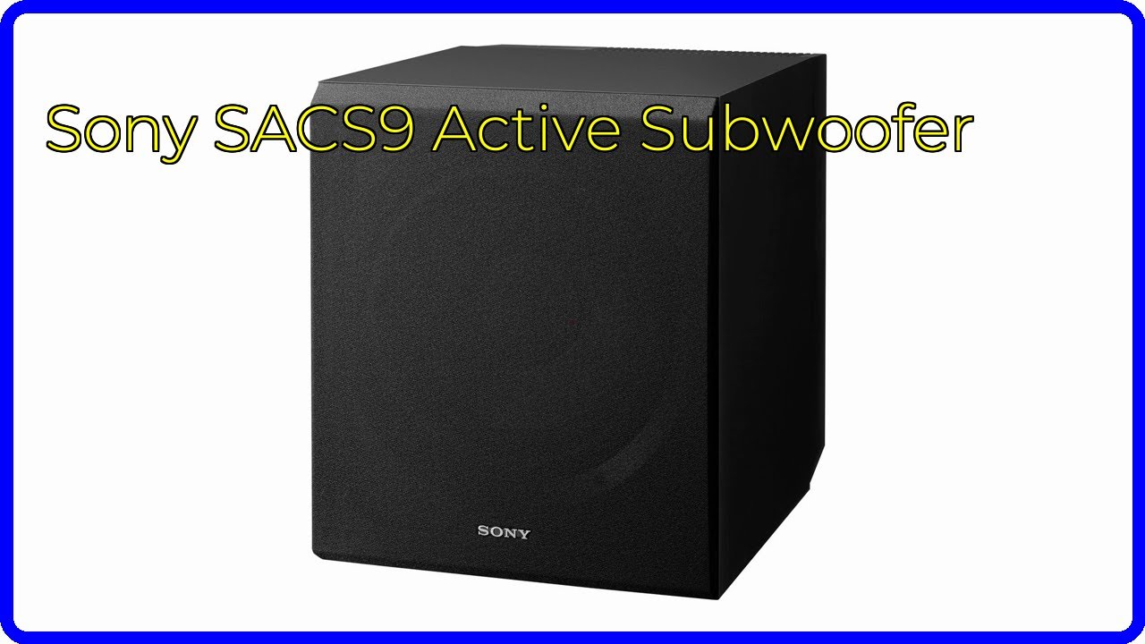 REVIEW (2026): Sony SACS9 Active Subwoofer. First Look. - YouTube