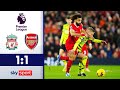 Ausgeglichener Kampf Um Die Spitze FC Liverpool FC Arsenal Highlights Premier League 2023 24