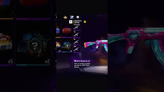 free fire gun skin create opening #viral #freefire #shorts