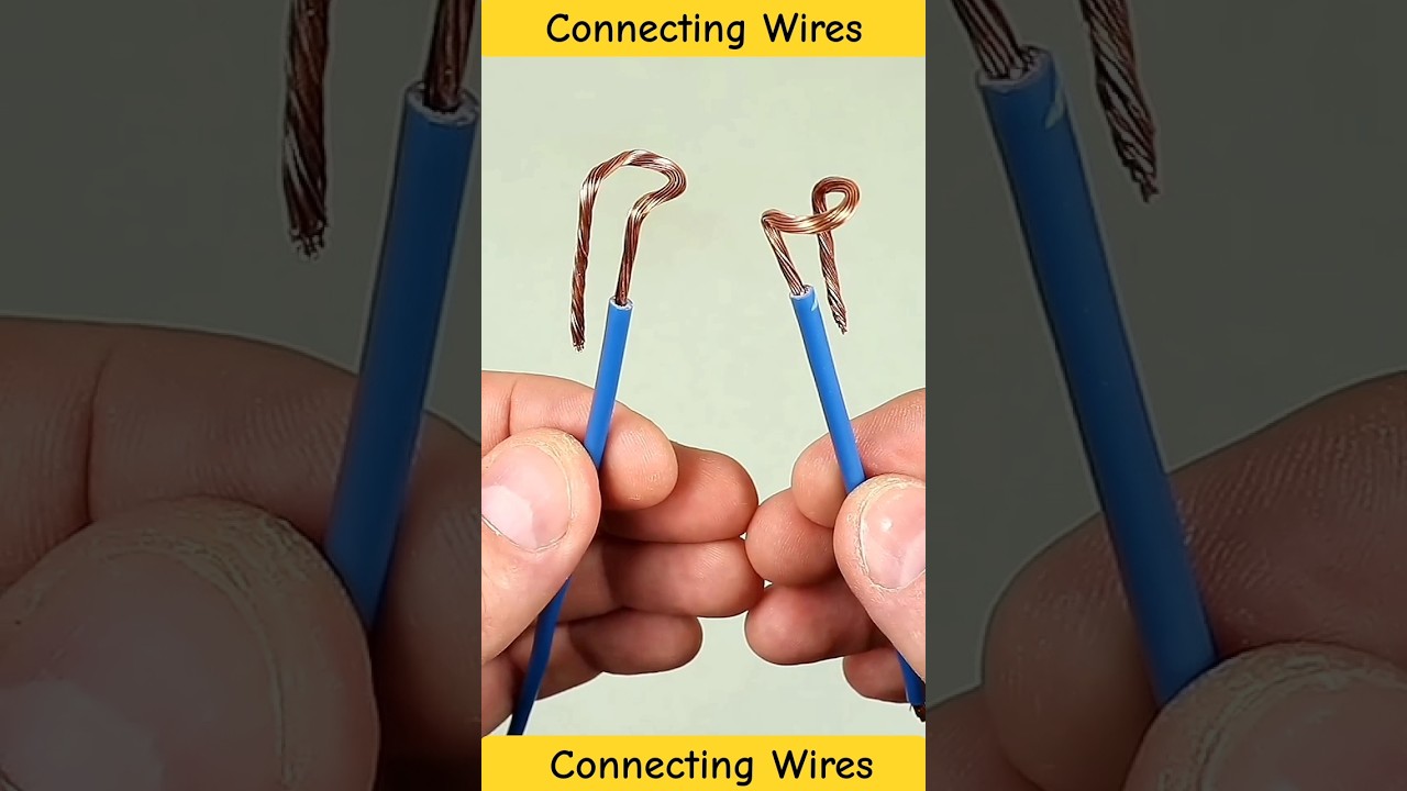 The best technique for connecting double wires