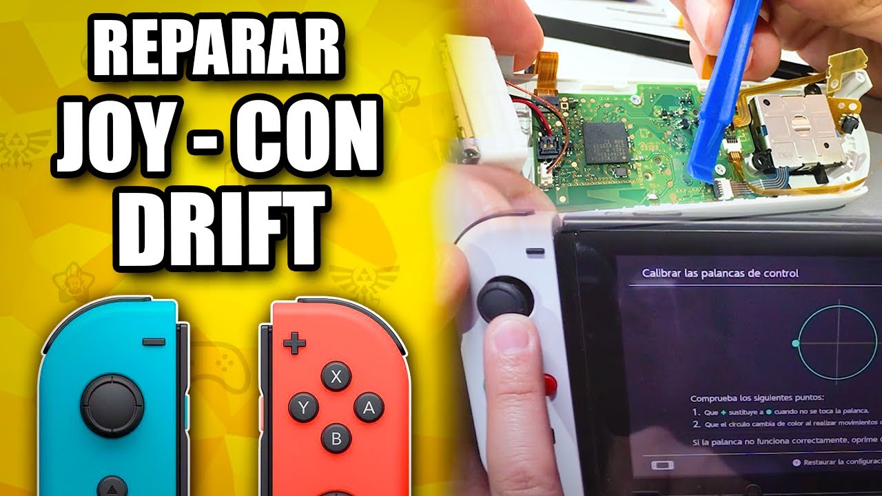 REPARAR el JOYCON DRIFT (Se mueve Solo) FÁCIL 🔥 Solucion ECONOMICA para ...