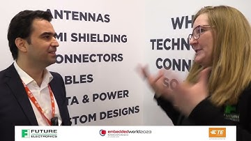 TE Connectivity Talks About Incorporating Antenna into your IoT Applications at Embedded World 2023
