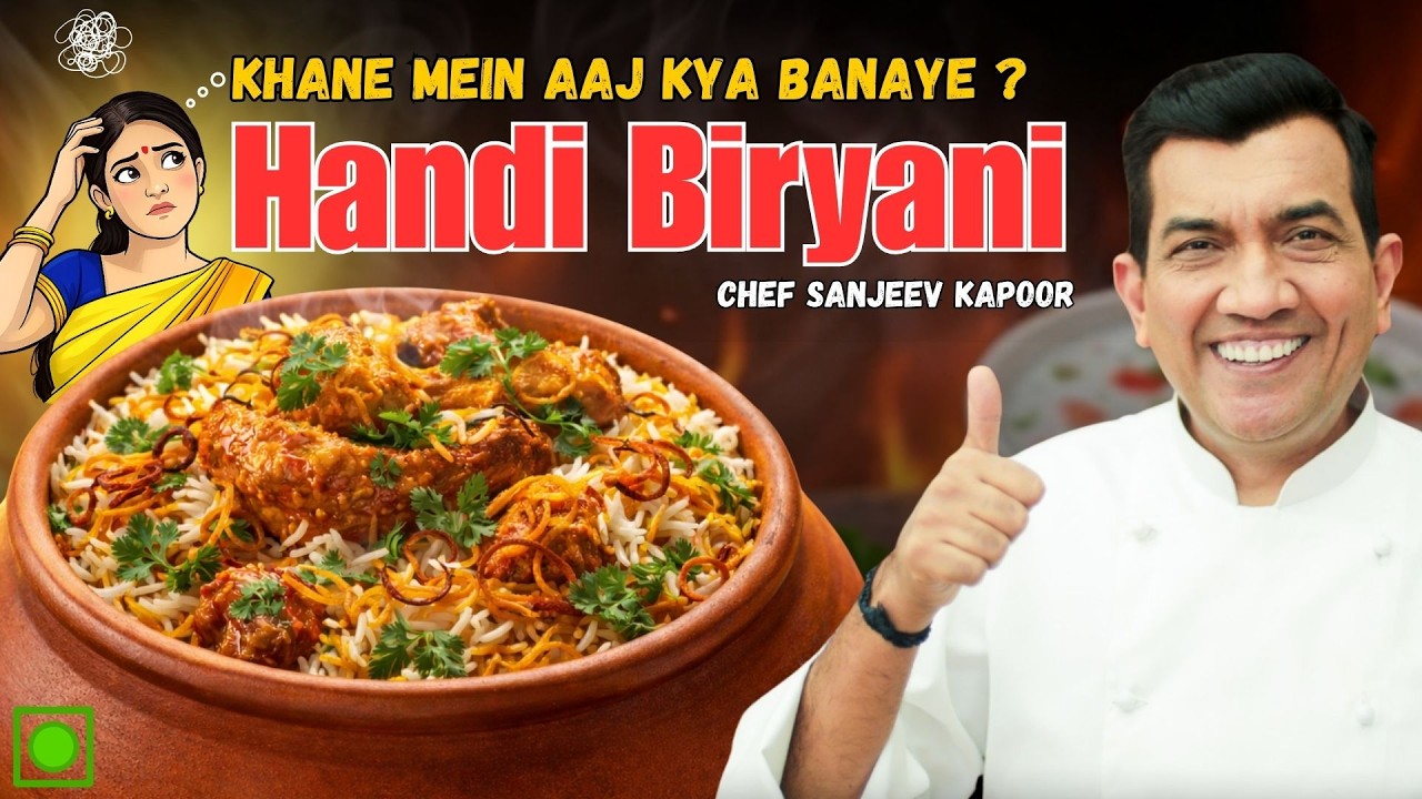 Handi Veg Biryani | Restaurant Style Dum Biryani By Chef Sanjeev Kapoor @FoodFood