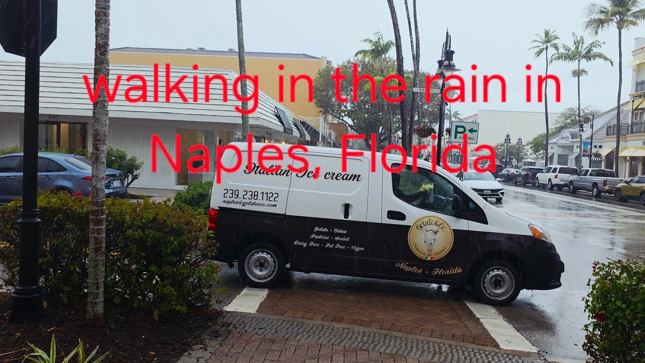 Walking in the Rain in Naples, Naples
