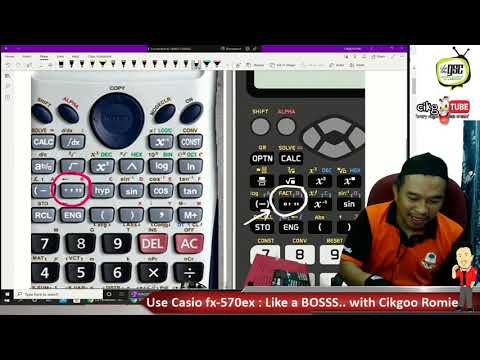 Kalkulator casio ClassWiz fx570 ex 01: Calculator 570ms vs 570ex