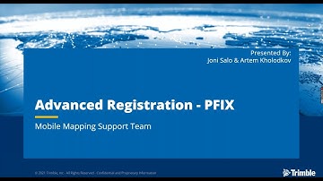 Webinar: Mobile Mapping | Advanced Data Registration - Part 1: Position Fixes