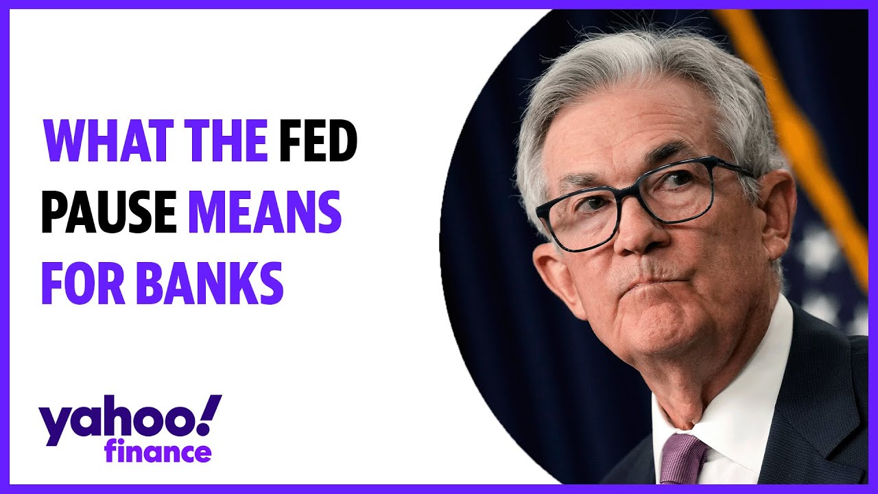 What the Fed pause means for the banking industry - YouTube