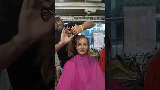 Maike Gets Short Haircut For Summer