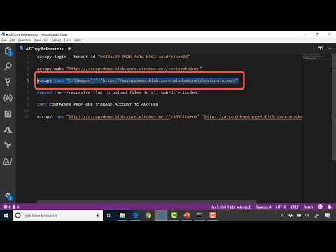 Azure Tutorial: Copying Files with AzCopy v10