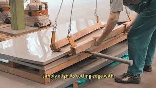 Manual Sheet Metal Wedge Separator / Stacked Steel Plate Spreading Wedge Tool #automobile