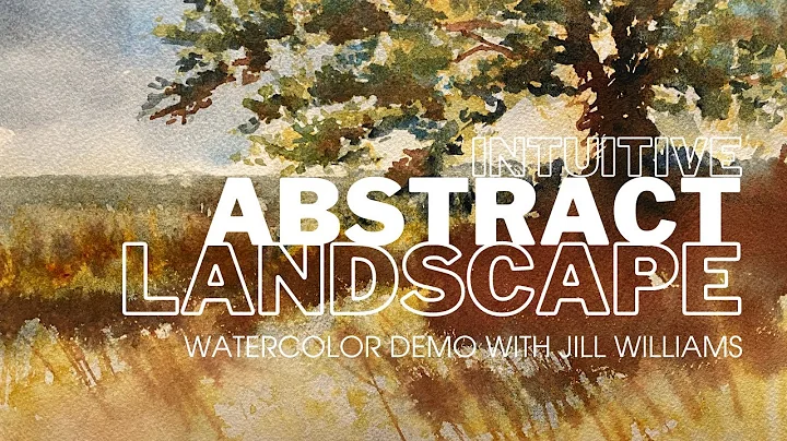 Intuitive Abstract Landscape Watercolor Demo with ...