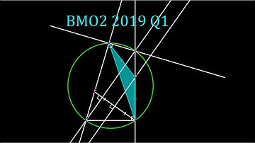 BMO2 2019 Q1 - Olympiad Geometry Walkthrough