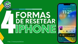 4 FORMAS para restaurar iPhone de fabrica 【2023 Tutoriales】