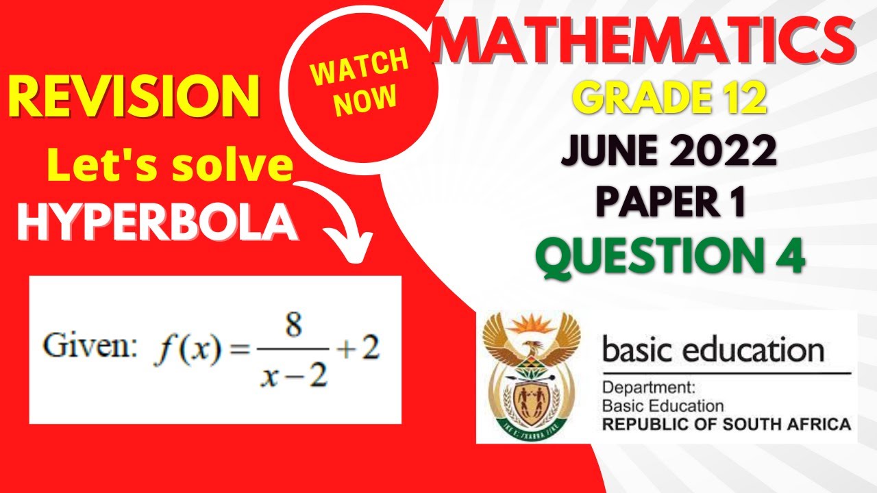 Grade 12 Gauteng 2022 mathematics June paper 1 | Question 4