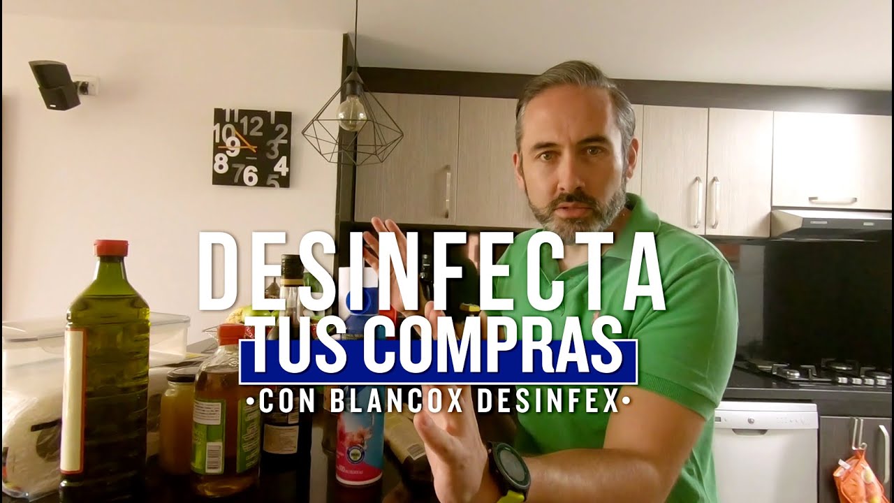 ¿Cómo desinfectar las compras del supermercado con Blancox Desinfex?
