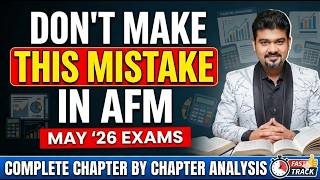 ICAI Hidden Pattern in AFM I 60+ Marks Confirm in the video I CA Sankalp Kanstiya