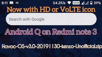 Updated Havoc OS 3.0 in Android Q for Redmi note 3 features | Android 10 for Kenzo
