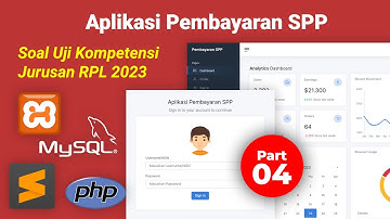 Aplikasi Pembayaran SPP | UKK RPL 2023 | CRUD SPP, Transaksi, History, Laporan Pembayaran (Part 4)