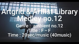 Artgrid & Artlist for YouTube Medley no.12 Genre : Ambient no.12 F～F Time : 20sec×40music